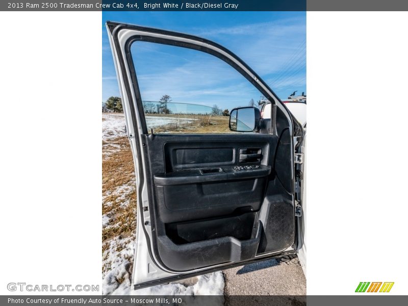 Bright White / Black/Diesel Gray 2013 Ram 2500 Tradesman Crew Cab 4x4