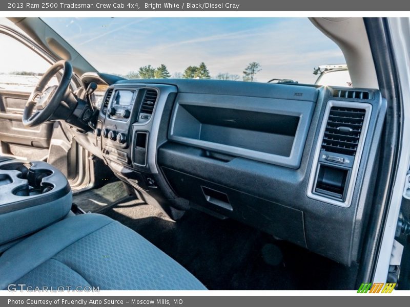 Bright White / Black/Diesel Gray 2013 Ram 2500 Tradesman Crew Cab 4x4