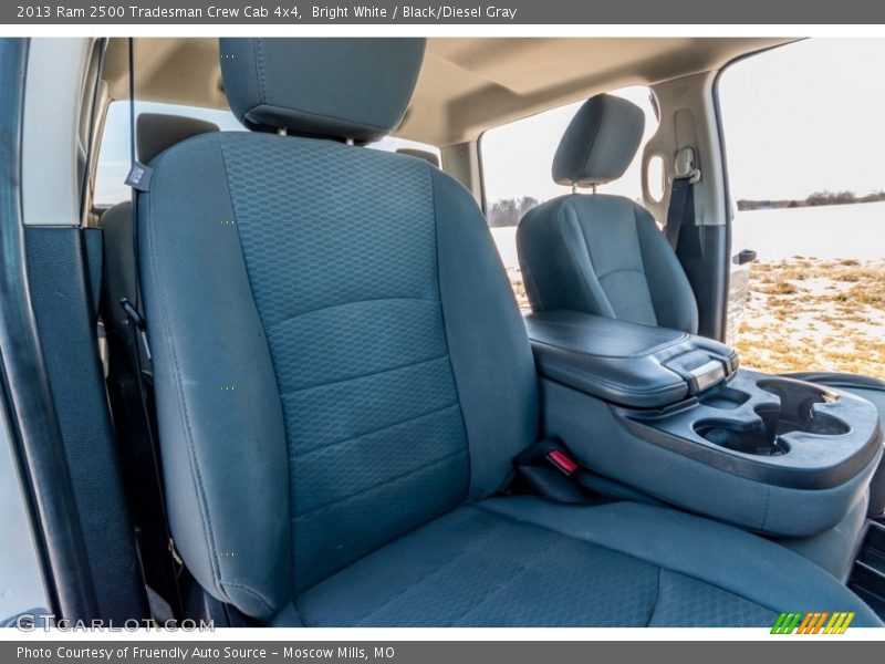 Bright White / Black/Diesel Gray 2013 Ram 2500 Tradesman Crew Cab 4x4