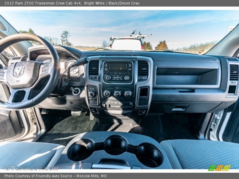 Bright White / Black/Diesel Gray 2013 Ram 2500 Tradesman Crew Cab 4x4