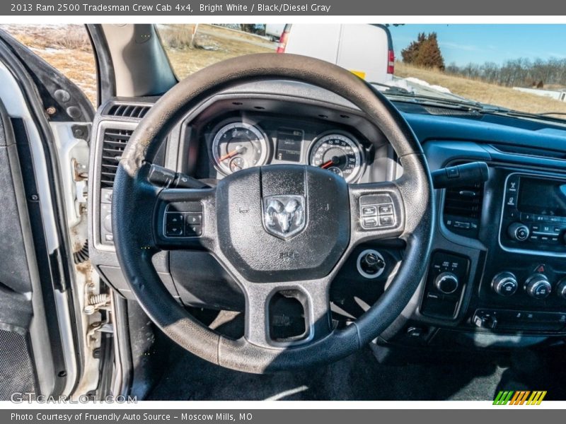 Bright White / Black/Diesel Gray 2013 Ram 2500 Tradesman Crew Cab 4x4