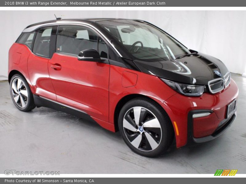 Melbourne Red Metallic / Atelier European Dark Cloth 2018 BMW i3 with Range Extender