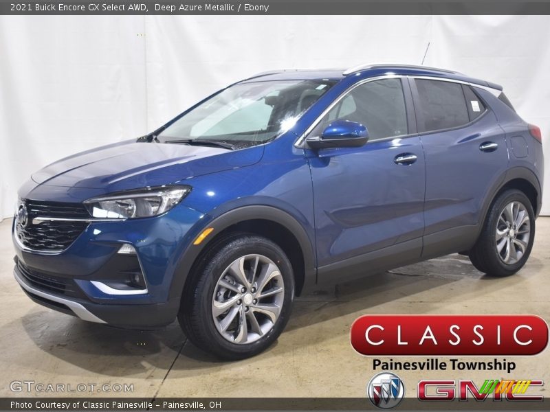 Deep Azure Metallic / Ebony 2021 Buick Encore GX Select AWD