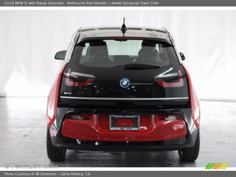 Melbourne Red Metallic / Atelier European Dark Cloth 2018 BMW i3 with Range Extender