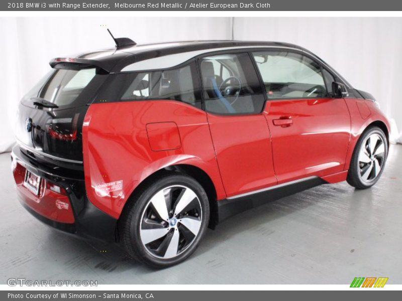 Melbourne Red Metallic / Atelier European Dark Cloth 2018 BMW i3 with Range Extender