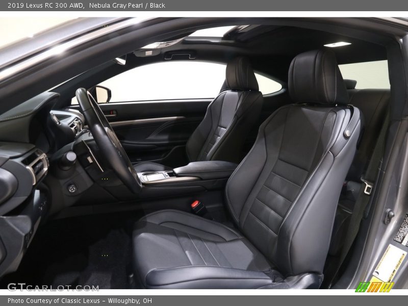 Front Seat of 2019 RC 300 AWD