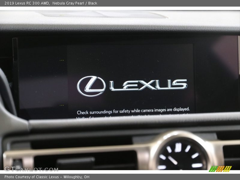 Nebula Gray Pearl / Black 2019 Lexus RC 300 AWD