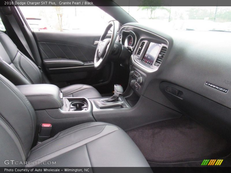 Granite Pearl / Black 2018 Dodge Charger SXT Plus