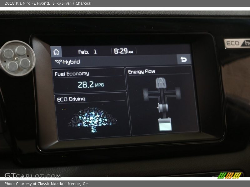 Silky Silver / Charcoal 2018 Kia Niro FE Hybrid