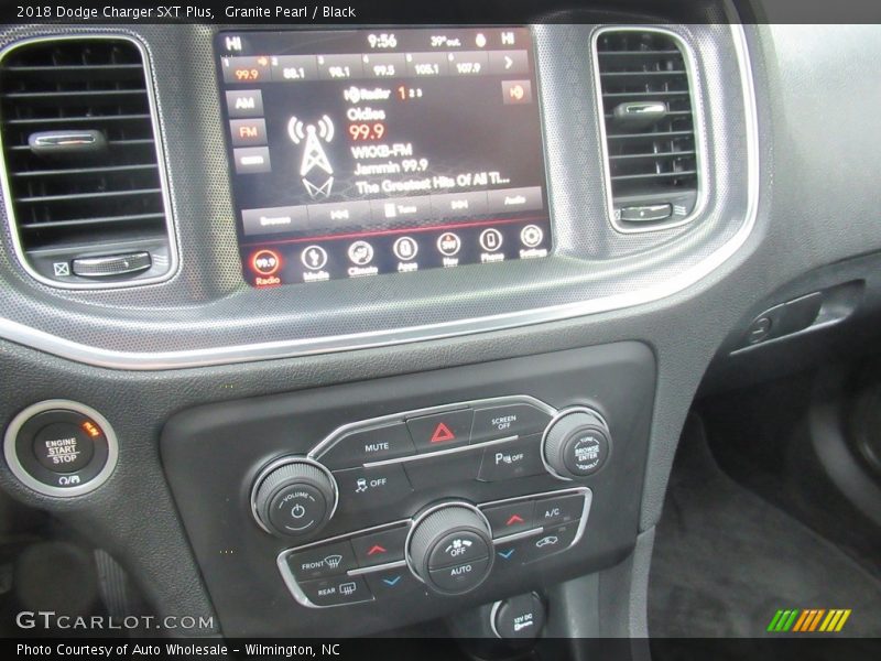 Granite Pearl / Black 2018 Dodge Charger SXT Plus