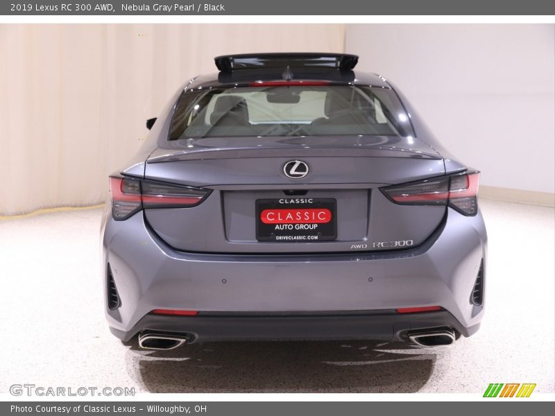Nebula Gray Pearl / Black 2019 Lexus RC 300 AWD