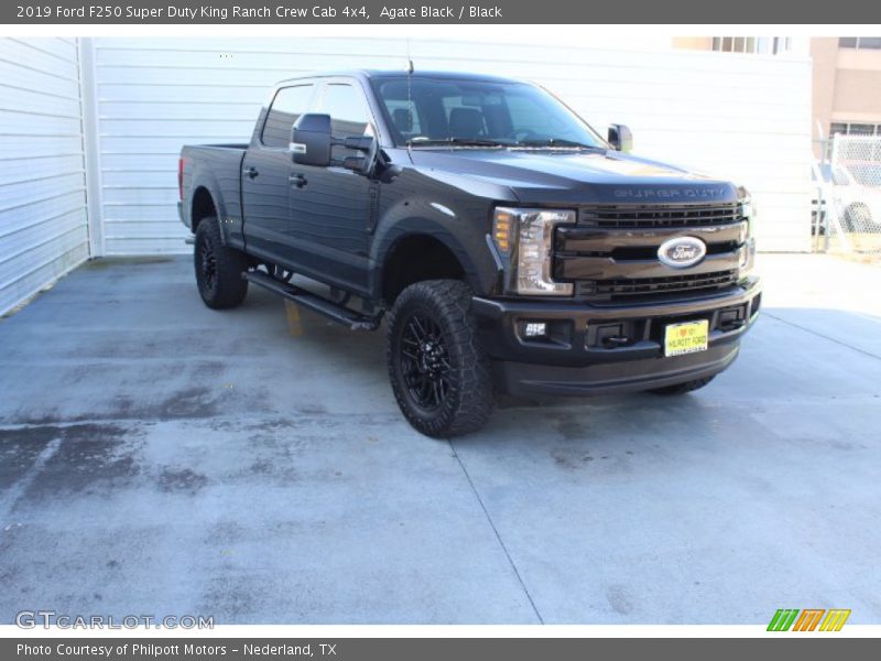 Agate Black / Black 2019 Ford F250 Super Duty King Ranch Crew Cab 4x4