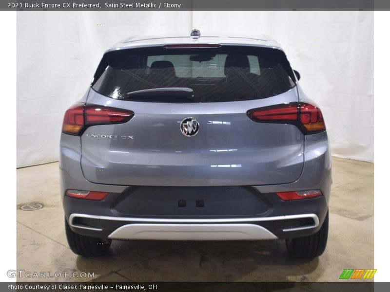 Satin Steel Metallic / Ebony 2021 Buick Encore GX Preferred