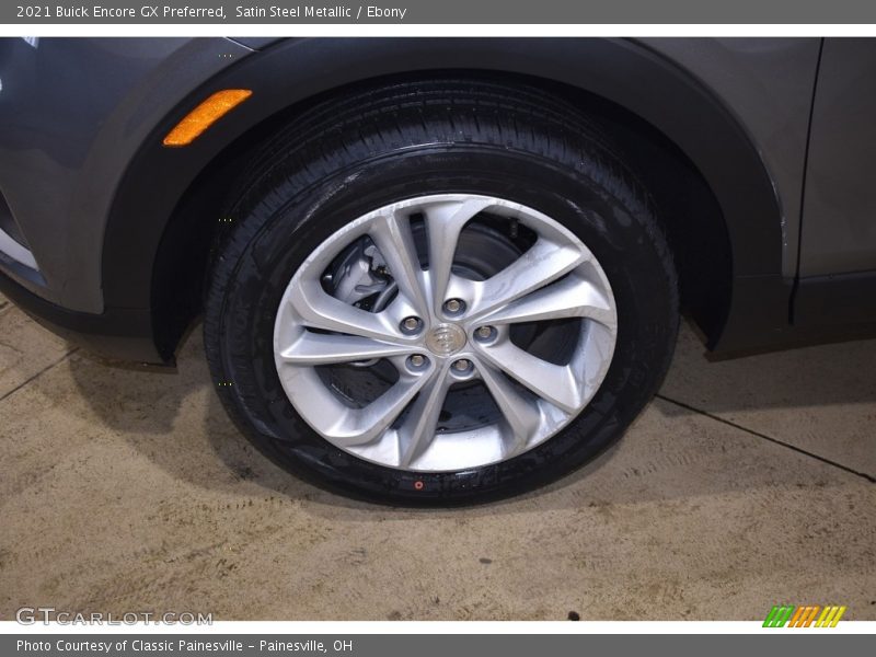 Satin Steel Metallic / Ebony 2021 Buick Encore GX Preferred