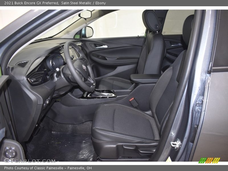 Satin Steel Metallic / Ebony 2021 Buick Encore GX Preferred