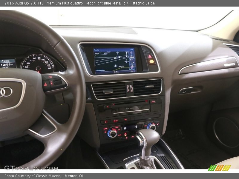 Moonlight Blue Metallic / Pistachio Beige 2016 Audi Q5 2.0 TFSI Premium Plus quattro