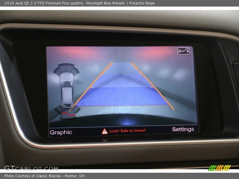 Moonlight Blue Metallic / Pistachio Beige 2016 Audi Q5 2.0 TFSI Premium Plus quattro
