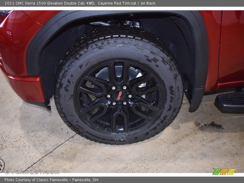 Cayenne Red Tintcoat / Jet Black 2021 GMC Sierra 1500 Elevation Double Cab 4WD