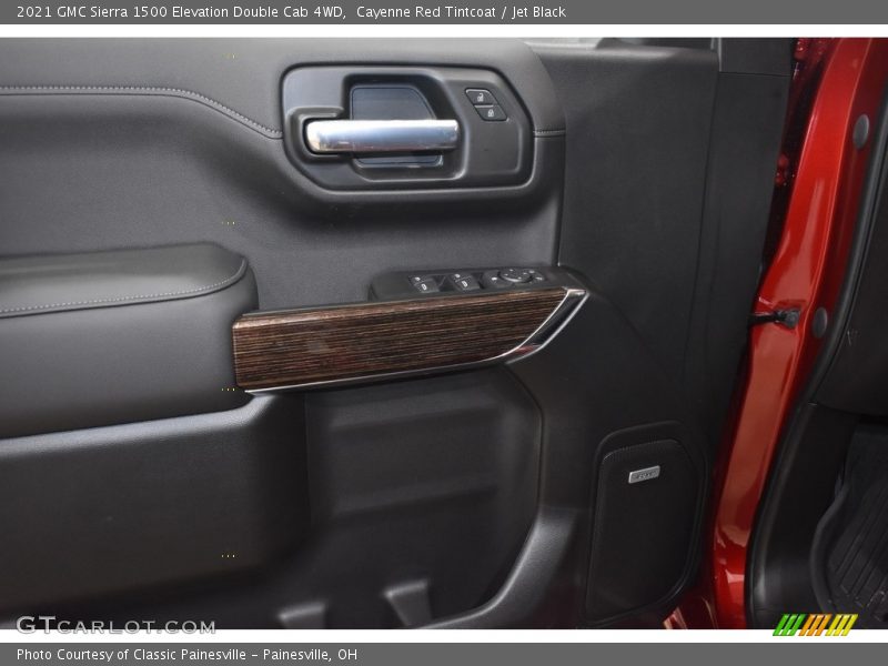 Cayenne Red Tintcoat / Jet Black 2021 GMC Sierra 1500 Elevation Double Cab 4WD