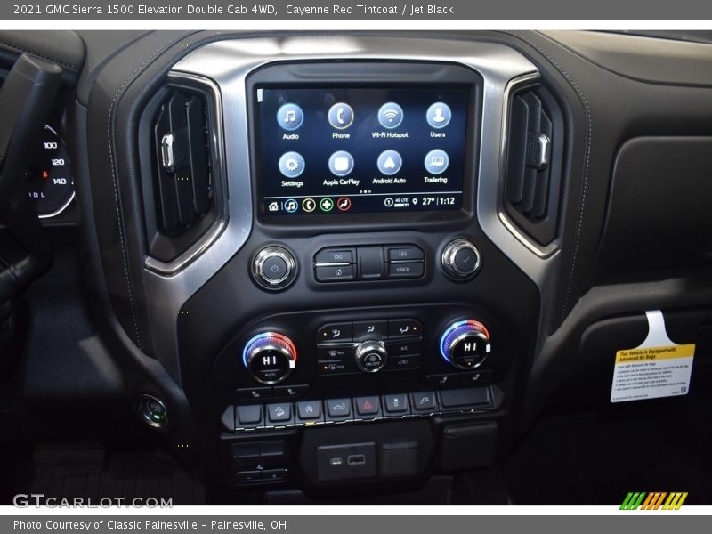 Cayenne Red Tintcoat / Jet Black 2021 GMC Sierra 1500 Elevation Double Cab 4WD
