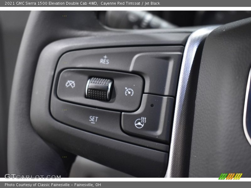 Cayenne Red Tintcoat / Jet Black 2021 GMC Sierra 1500 Elevation Double Cab 4WD