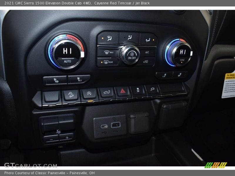 Cayenne Red Tintcoat / Jet Black 2021 GMC Sierra 1500 Elevation Double Cab 4WD