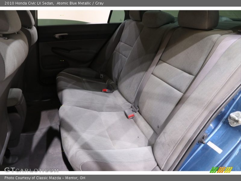 Atomic Blue Metallic / Gray 2010 Honda Civic LX Sedan