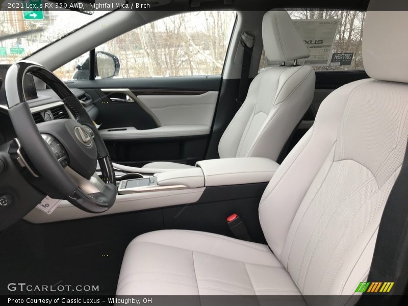 Front Seat of 2021 RX 350 AWD