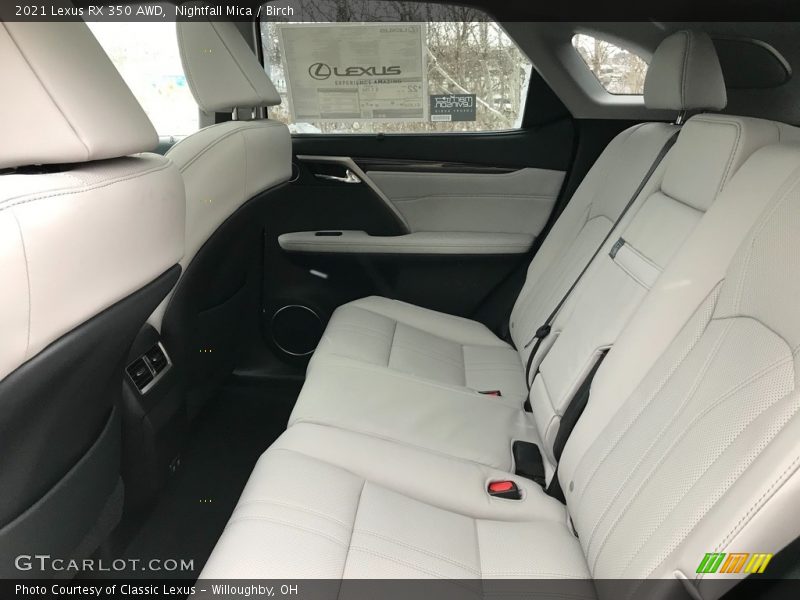 Rear Seat of 2021 RX 350 AWD