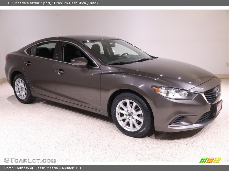 Titanium Flash Mica / Black 2017 Mazda Mazda6 Sport