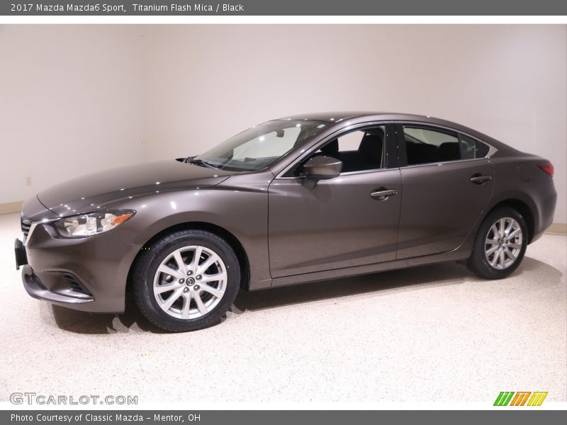 Titanium Flash Mica / Black 2017 Mazda Mazda6 Sport