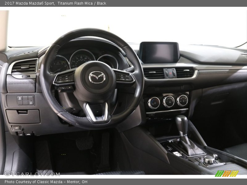 Titanium Flash Mica / Black 2017 Mazda Mazda6 Sport