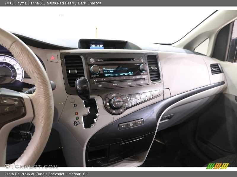 Salsa Red Pearl / Dark Charcoal 2013 Toyota Sienna SE