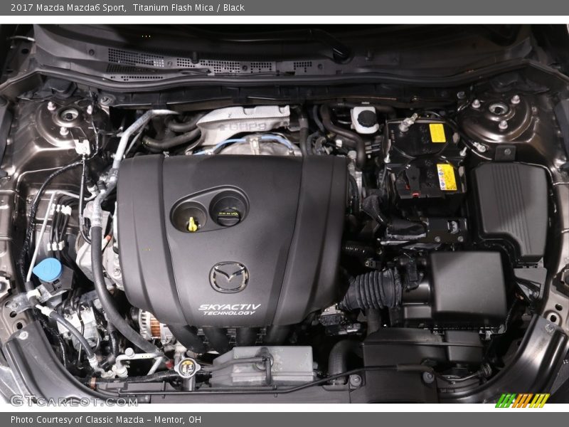 Titanium Flash Mica / Black 2017 Mazda Mazda6 Sport