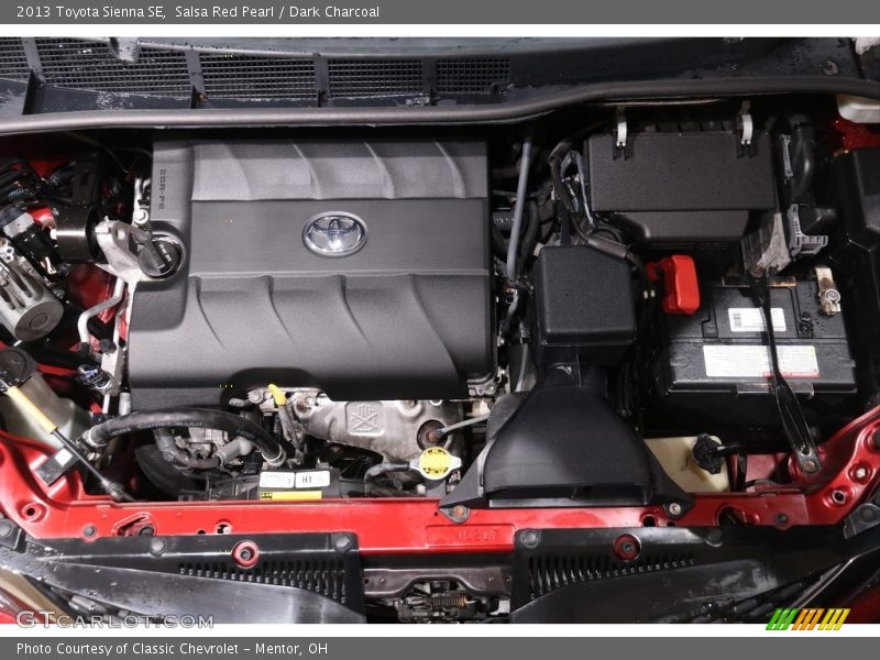 Salsa Red Pearl / Dark Charcoal 2013 Toyota Sienna SE