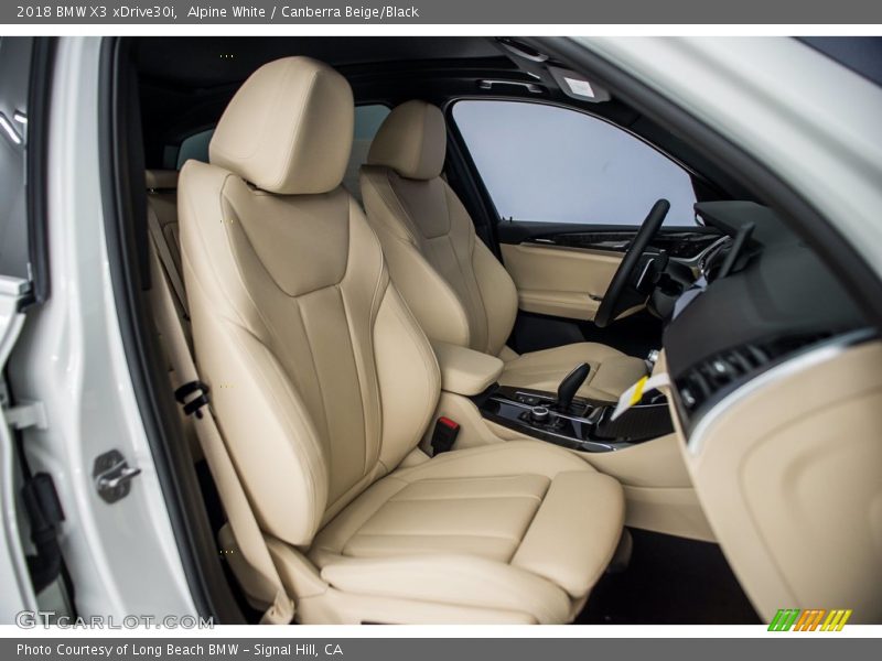 Alpine White / Canberra Beige/Black 2018 BMW X3 xDrive30i