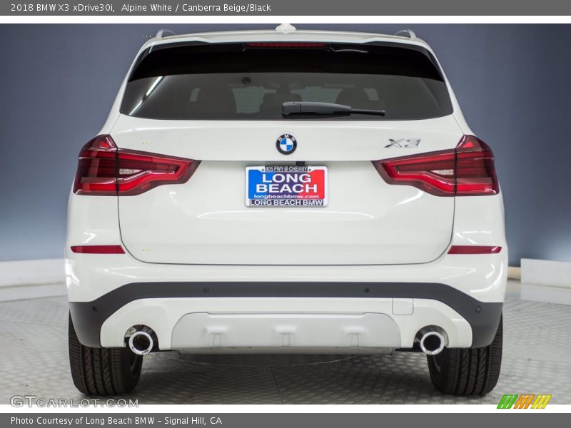 Alpine White / Canberra Beige/Black 2018 BMW X3 xDrive30i