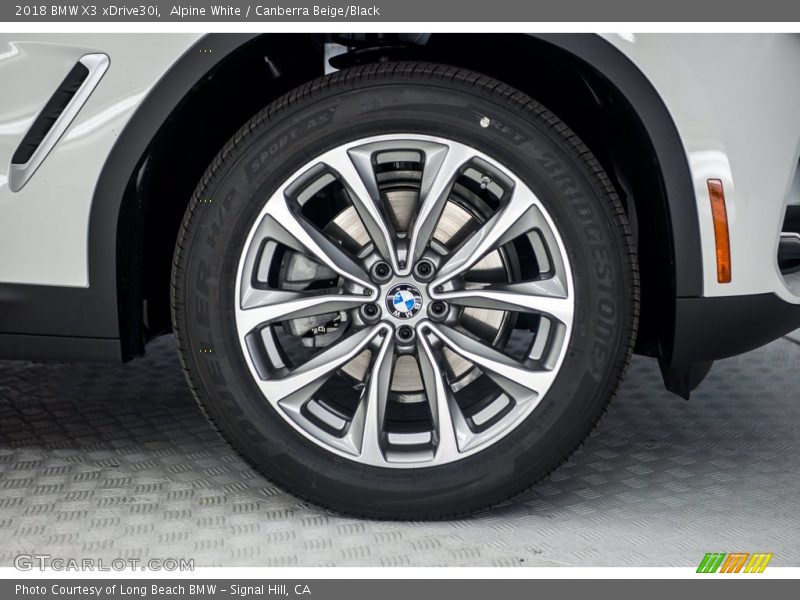 Alpine White / Canberra Beige/Black 2018 BMW X3 xDrive30i