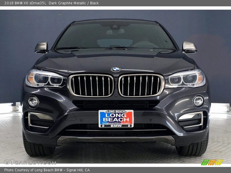 Dark Graphite Metallic / Black 2018 BMW X6 sDrive35i