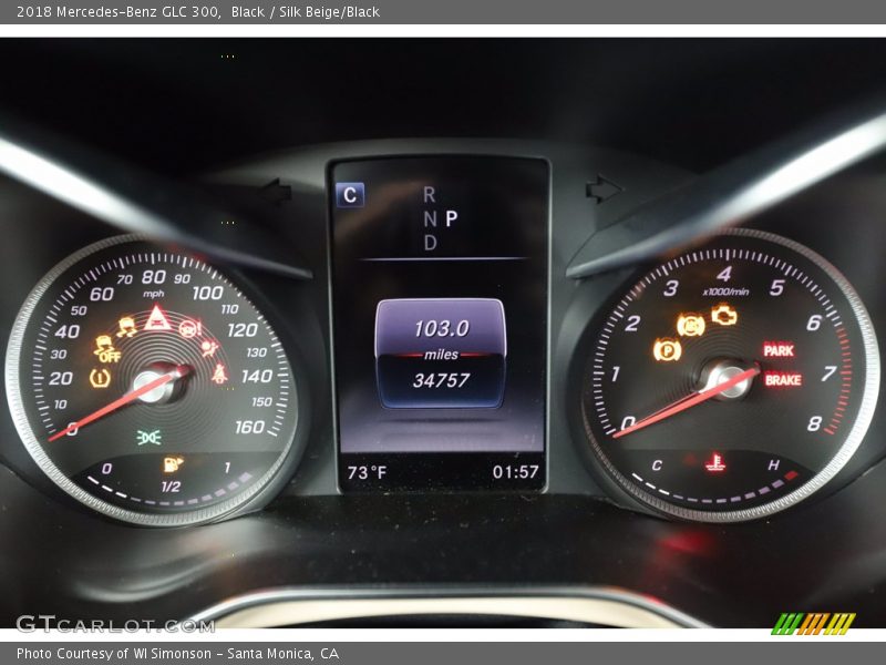Black / Silk Beige/Black 2018 Mercedes-Benz GLC 300