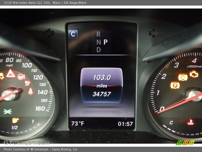 Black / Silk Beige/Black 2018 Mercedes-Benz GLC 300