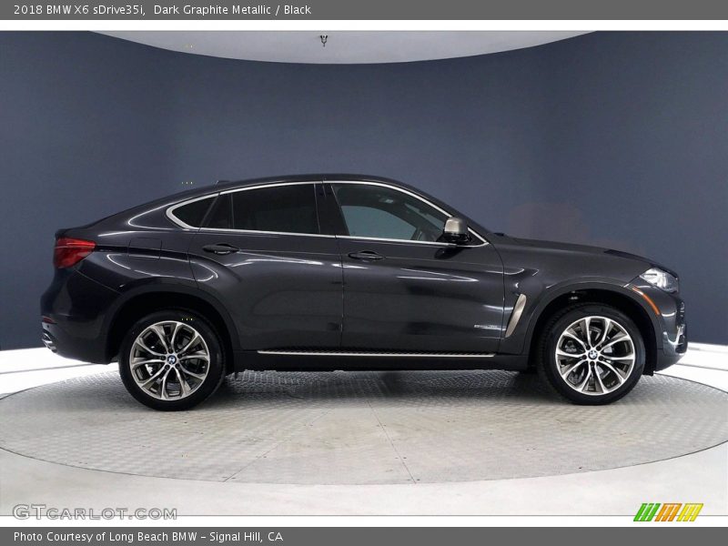 Dark Graphite Metallic / Black 2018 BMW X6 sDrive35i