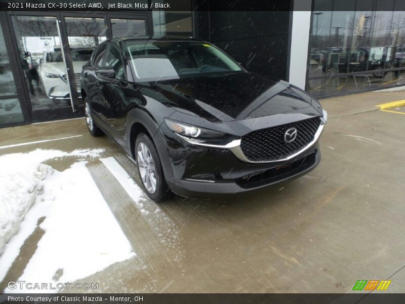 Jet Black Mica / Black 2021 Mazda CX-30 Select AWD