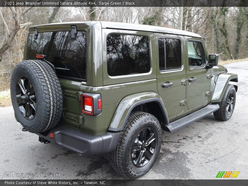 Sarge Green / Black 2021 Jeep Wrangler Unlimited Sahara Altitude 4x4
