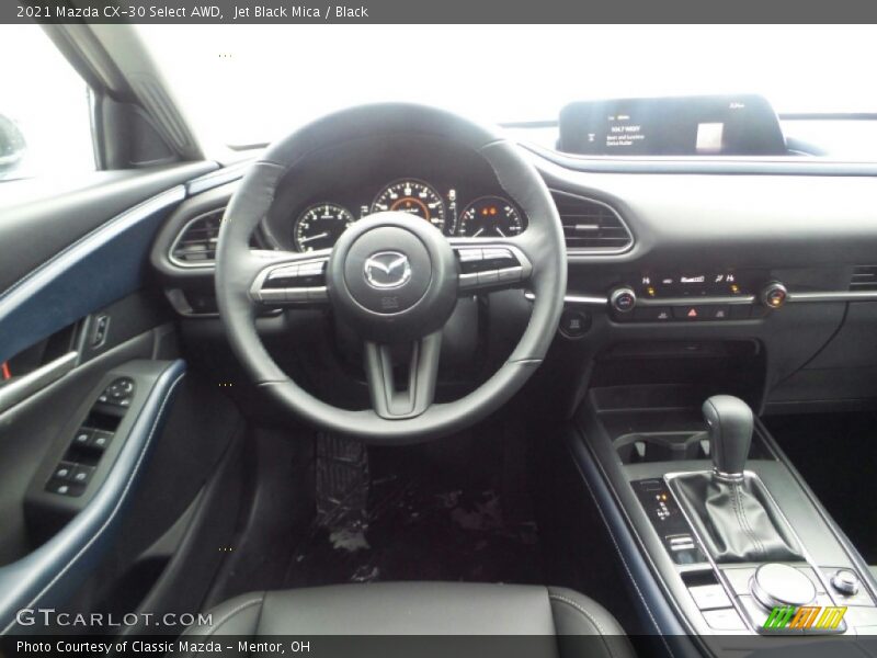 Jet Black Mica / Black 2021 Mazda CX-30 Select AWD