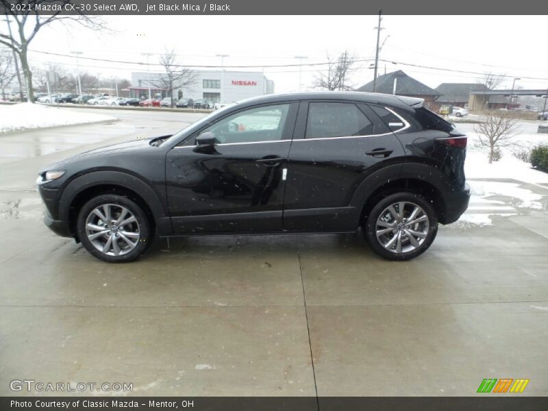 Jet Black Mica / Black 2021 Mazda CX-30 Select AWD