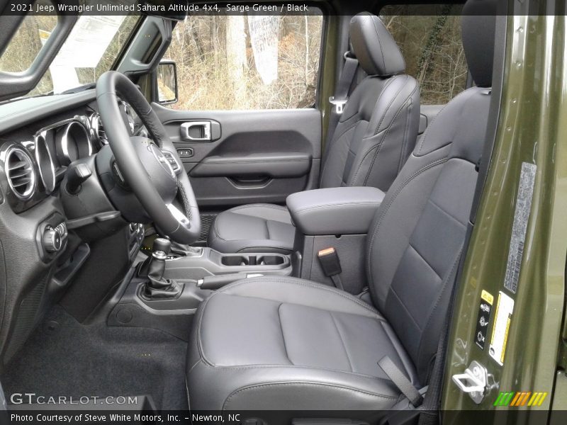 Front Seat of 2021 Wrangler Unlimited Sahara Altitude 4x4