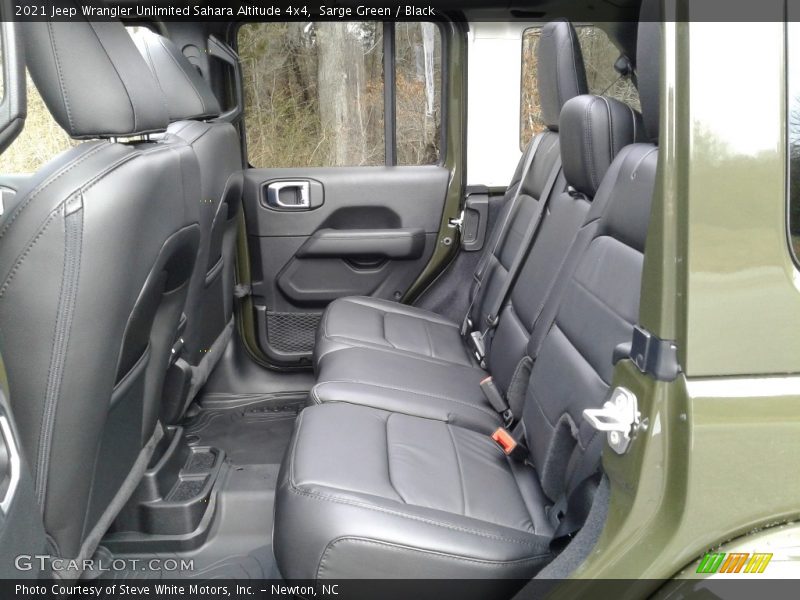 Rear Seat of 2021 Wrangler Unlimited Sahara Altitude 4x4