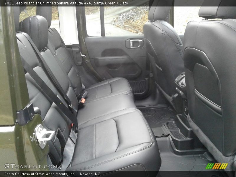 Rear Seat of 2021 Wrangler Unlimited Sahara Altitude 4x4