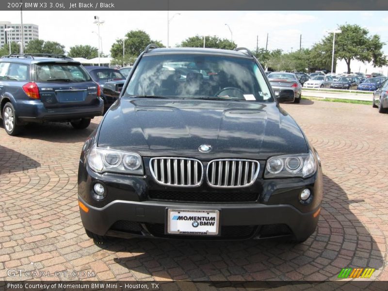 Jet Black / Black 2007 BMW X3 3.0si